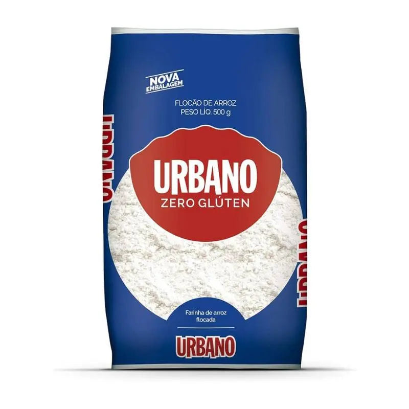Farinha de Arroz Flocado / Flocked Rice Flour URBANO 500g