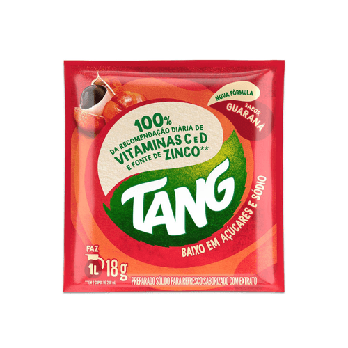 Refresco em pó de Guaraná TANG - 18g