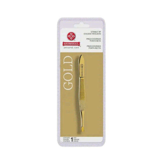 Pinça Mundial Gold Dourada