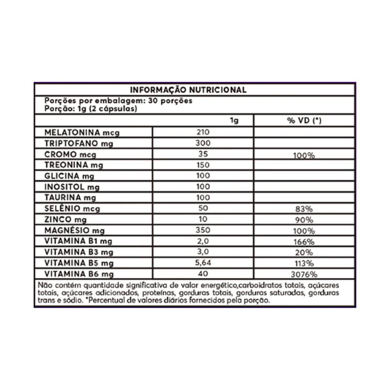 RAPID SLEEP Suplemento Alimentar - 60 Cápsulas