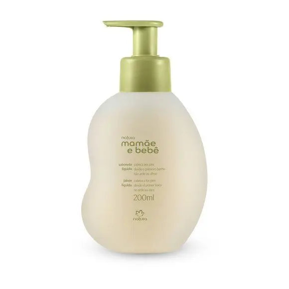 Sabonete Líquido Mamãe e Bebê NATURA 200ML BrasilinBox