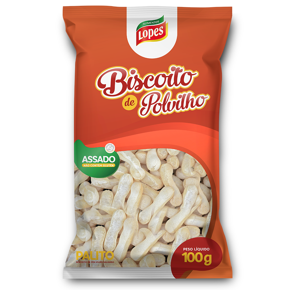 Biscoito de Polvilho Tradicional LOPES 100g