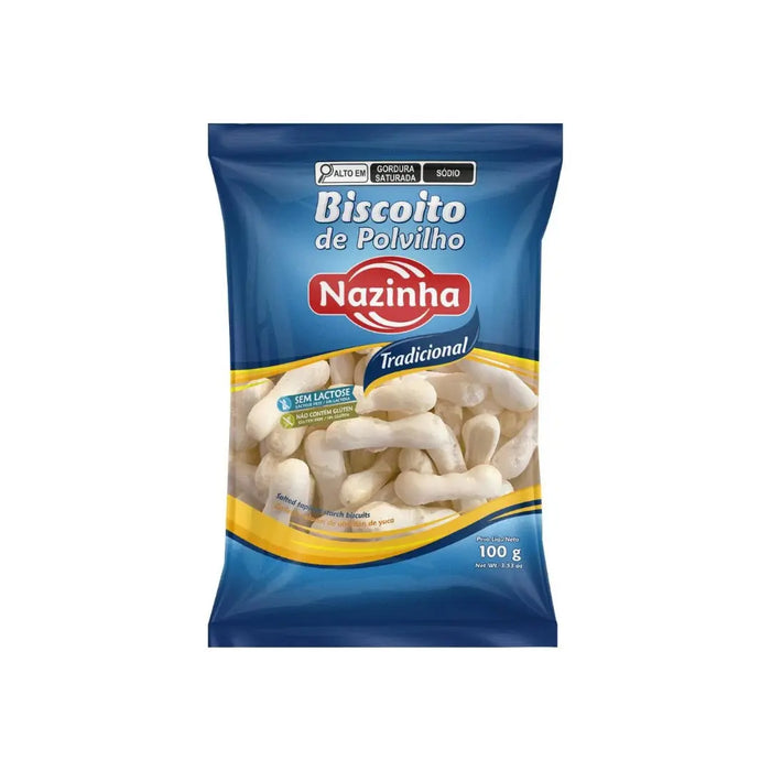 Biscoito de Polvilho Tradicional NAZINHA - 70g BrasilinBox