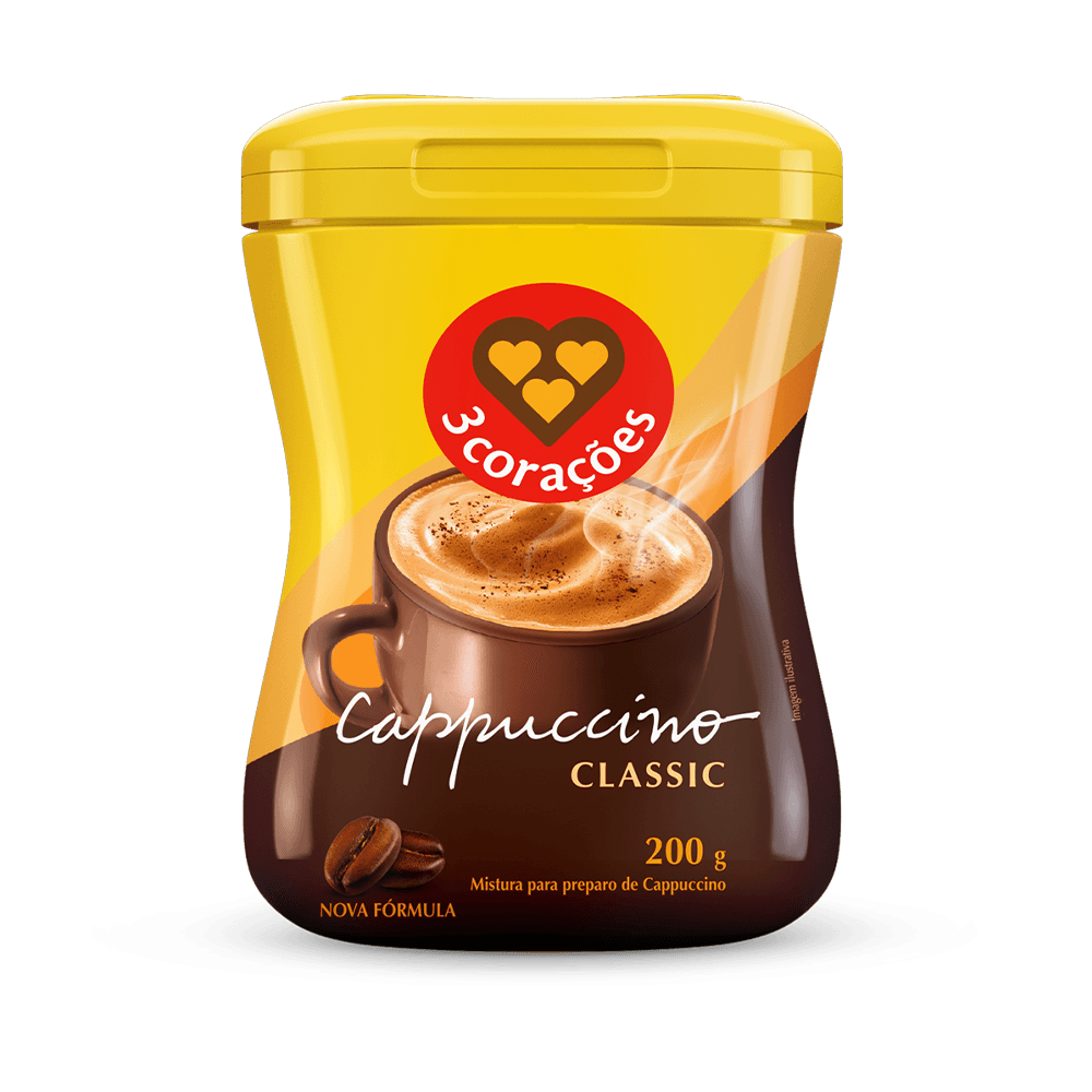 Cappuccino Classic 3 CORAÇÕES - 200g