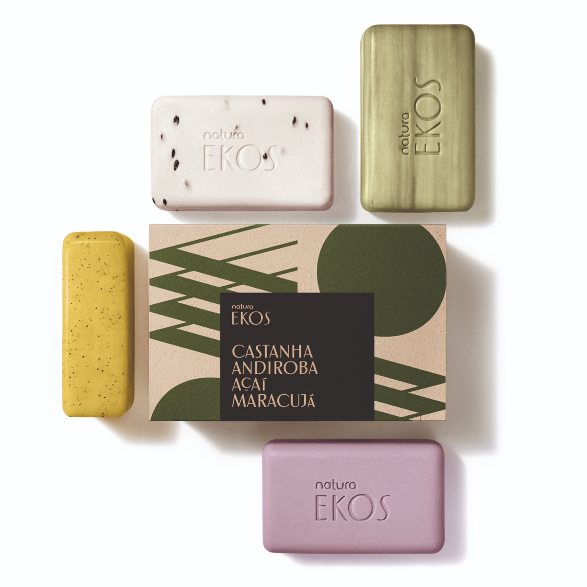Sabonete em Barra Puro Vegetal Cremoso e Esfoliante Ekos NATURA