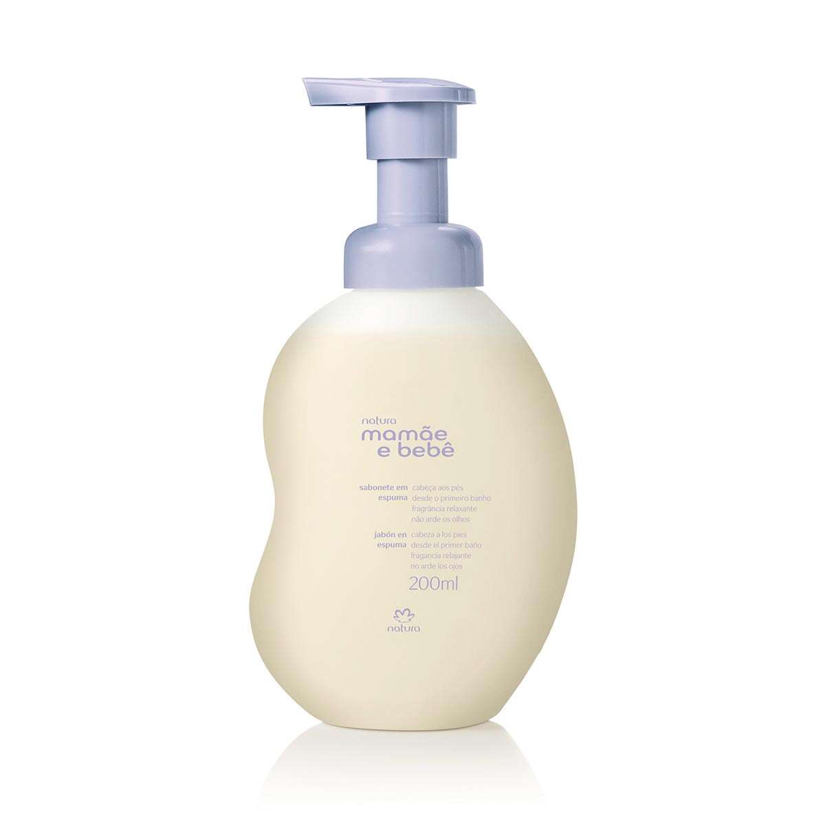 Sabonete em Espuma Relaxante Mamãe e Bebê NATURA 200ml