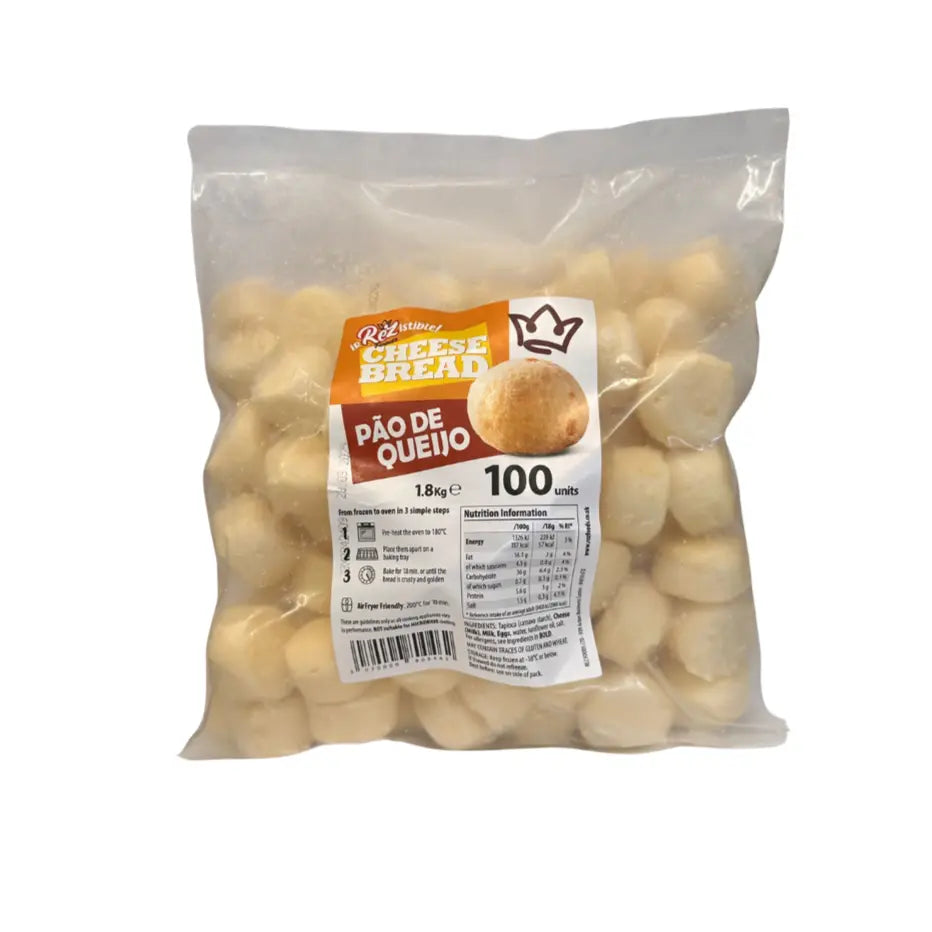 Pão de Queijo Congelado / Frozen Cheese Bread REZ FOODS - 100un