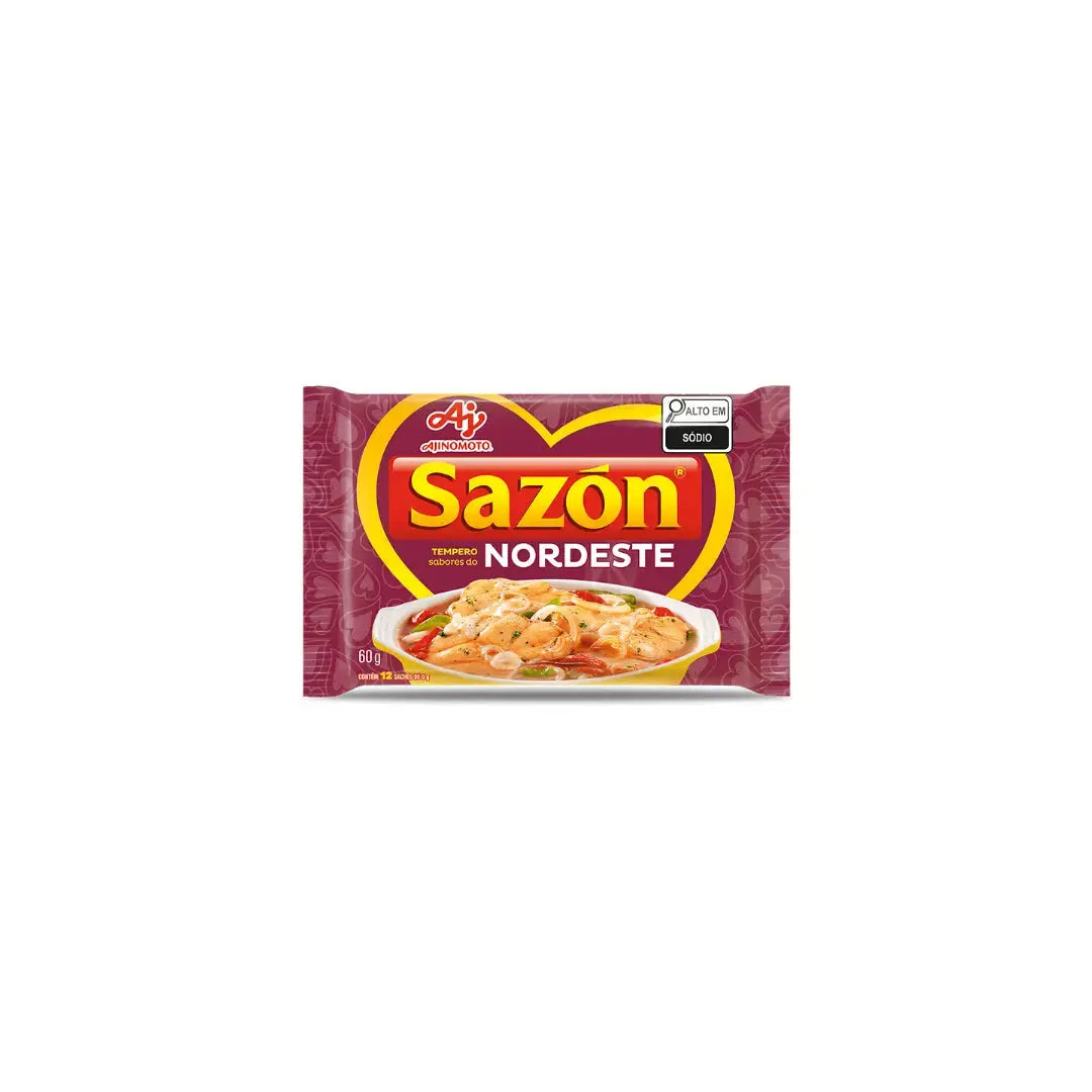 Tempero Sabor do Nordeste SAZON - 60g BrasilinBox