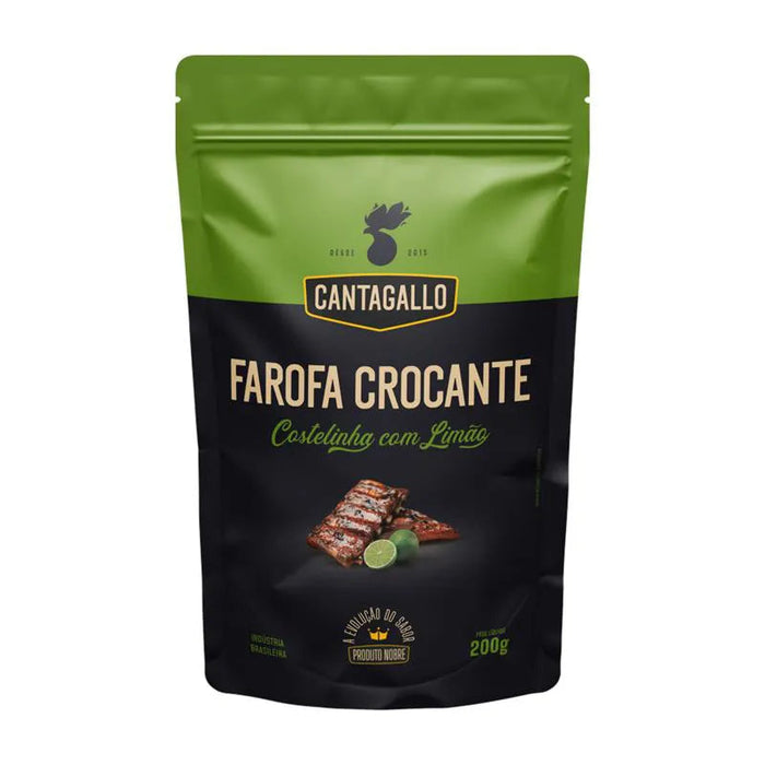 Farofa Crocante Costelinha com Limão CANTAGALLO 200g
