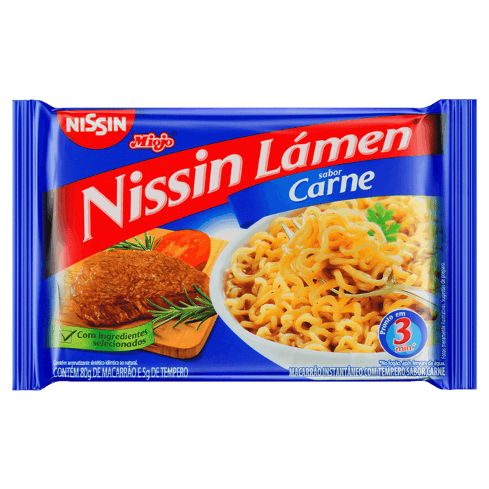 Miojo Sabor Carne NISSIN 85g
