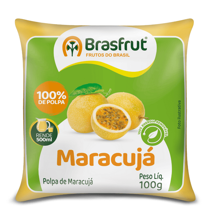 Polpa de Maracujá BRASFRUT - 100g