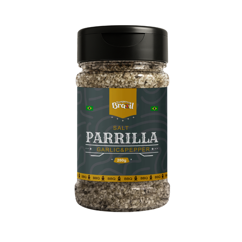 Sal Parrila Pimenta e Alho TEMPEROS BRAZIL 280g