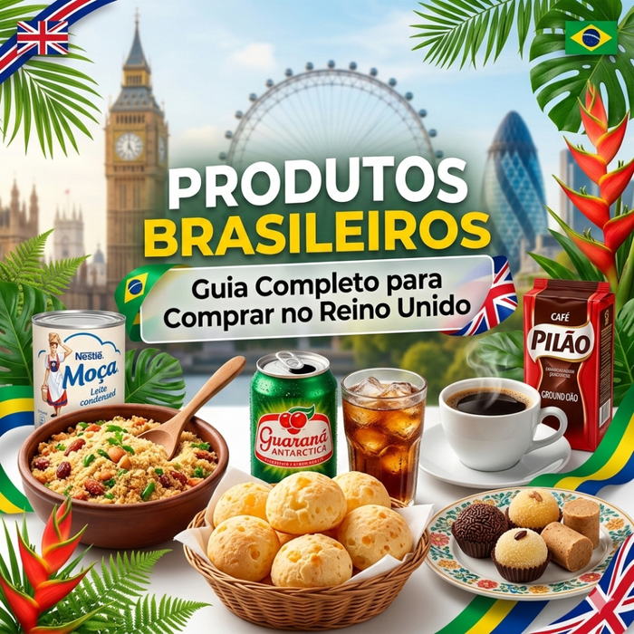 Produtos Brasileiros: Guia Completo para comprar no Reino Unido