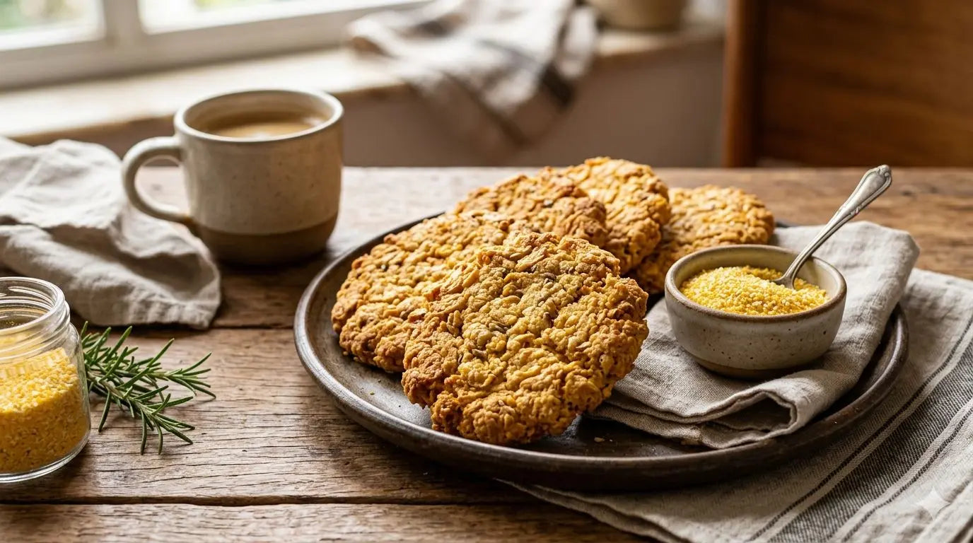 Biscoitão de flocão de milho sem fritura: crocante, fácil e delicioso Brasil inBox - Produtos Brasileiros em UK