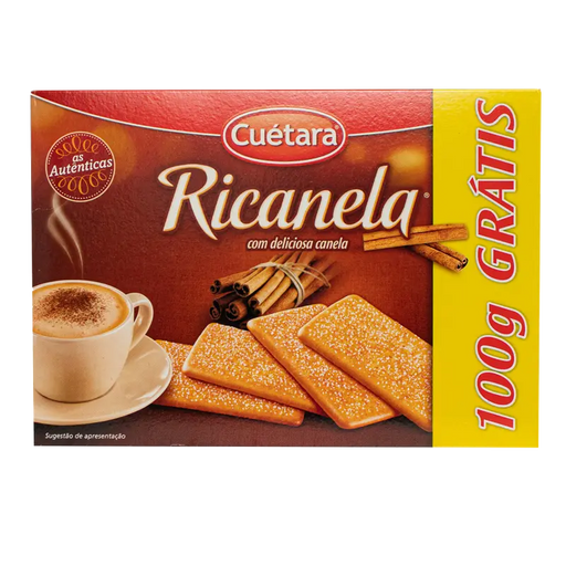 Bolacha Ricanela CUETARA 400g BrasilinBox
