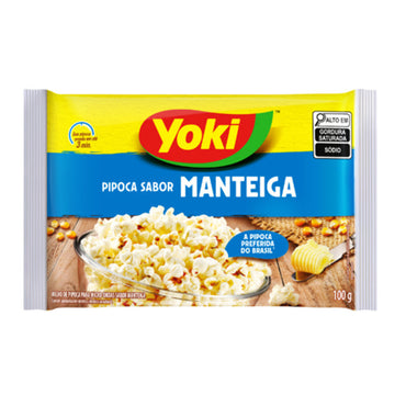 Pipoca para Microondas Sabor Manteiga YOKI - 100g 