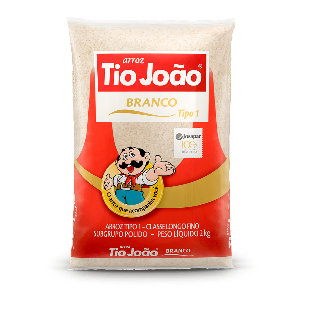 Arroz Branco / Arroz Branco TIO JOÃO - 1Kg