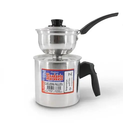 Cuscuzeira Individual "Peitinho" em Alumínio 