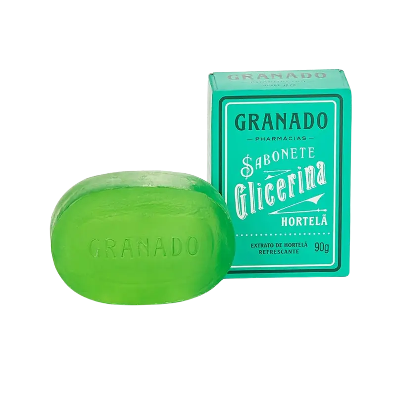 Sabonete em Barra de Glicerina Hortelã GRANADO 90g 