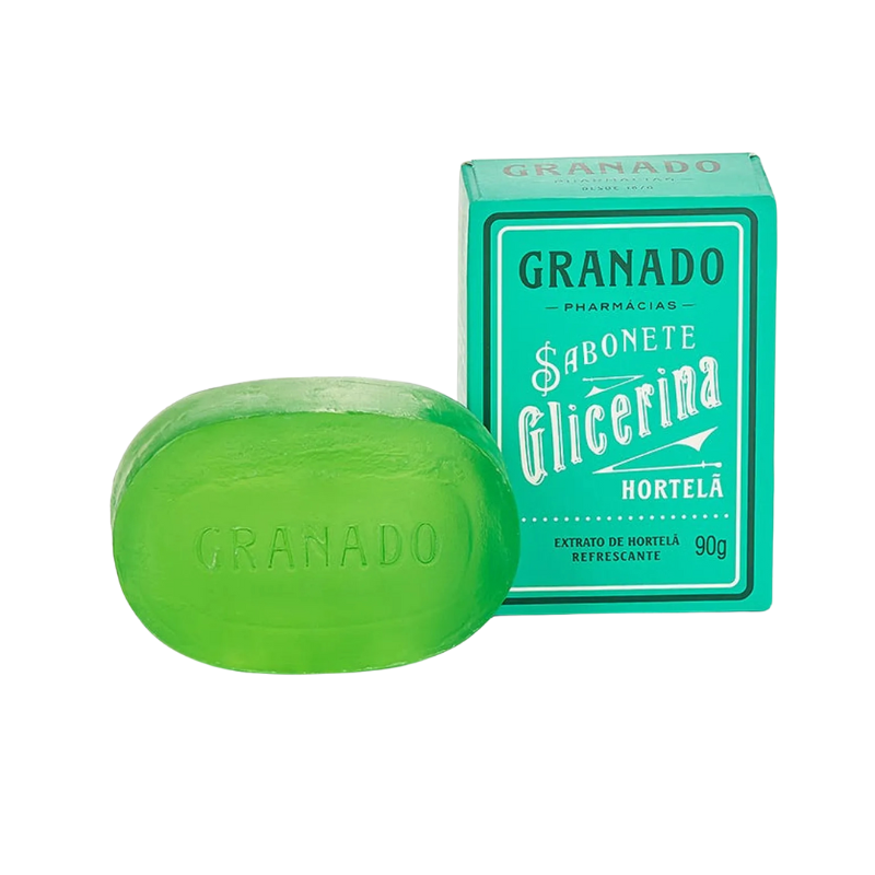 Sabonete em Barra de Glicerina Hortelã GRANADO 90g 