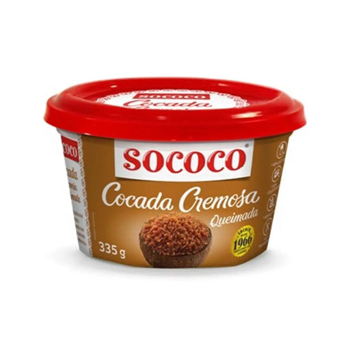 Cocada Cremosa Torrada SOCOCO 335g BrasilinBox