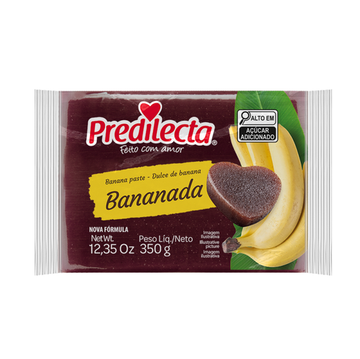 Predilecta Banana Sweet (Bananada) Flow-Pack 350g 