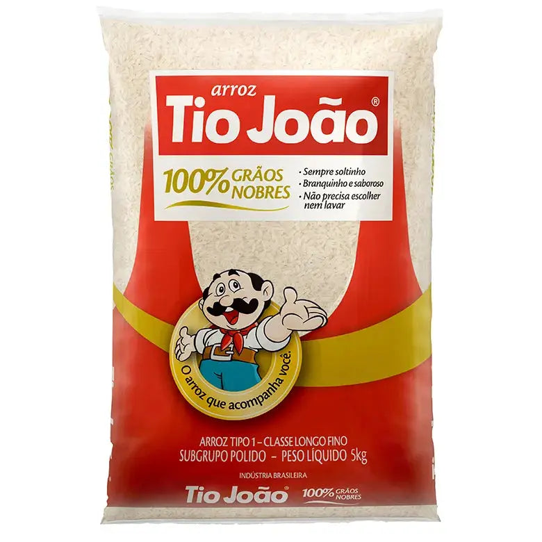 Arroz Branco / Arroz Branco TIO JOÃO - 5Kg 