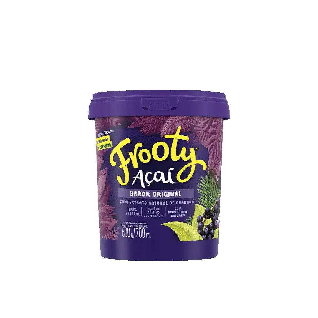 Açaí com Guaraná FROOTY - 700mL - BrasilinBox