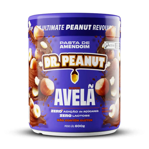 Pasta de Amendoim Sabor Avelã Dr. Peanut 600g BrasilinBox