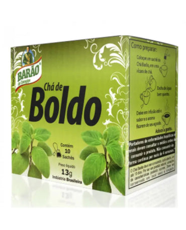 Chá de Boldo BARÃO- 13g (10 sachês) BrasilinBox