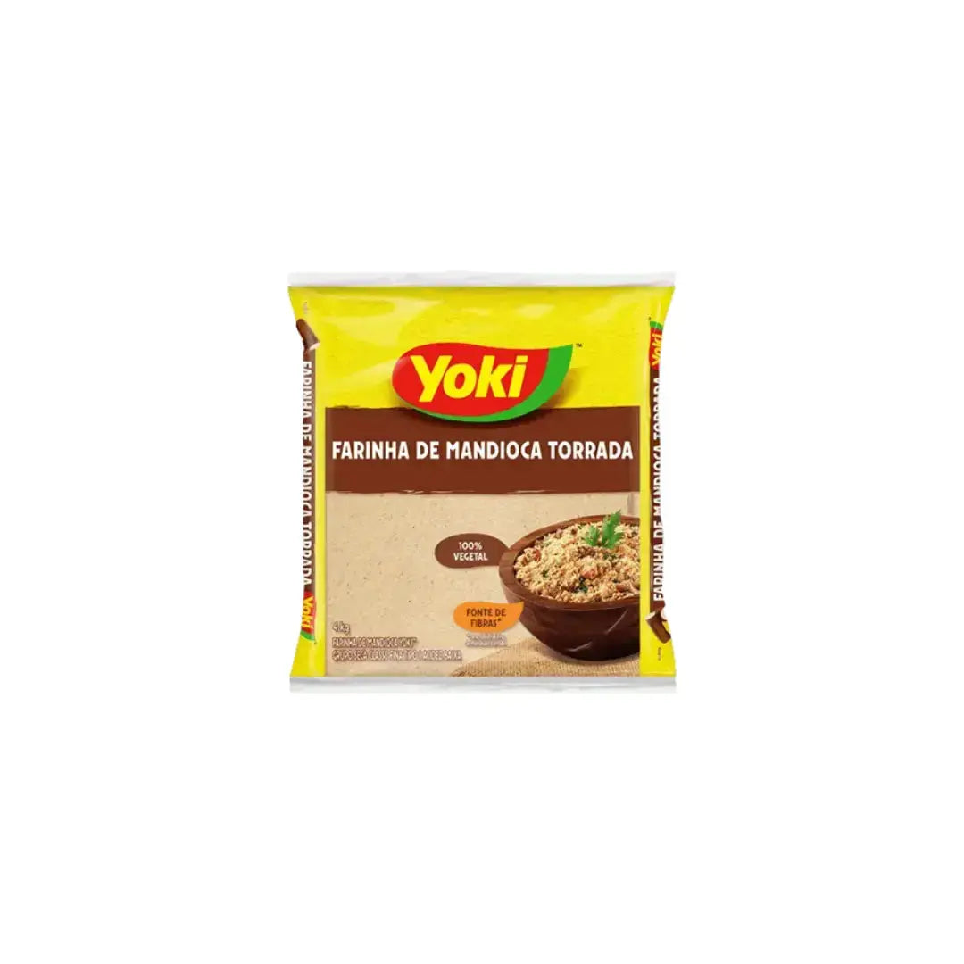 Farinha de Mandioca Torrada YOKI - 500g BrasilinBox
