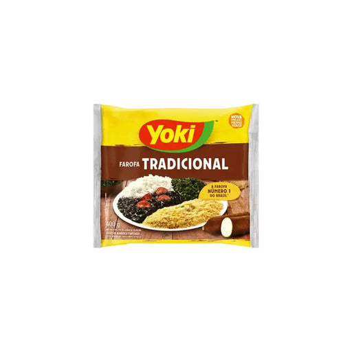 Farofa de Mandioca Temperada YOKI - 400g BrasilinBox