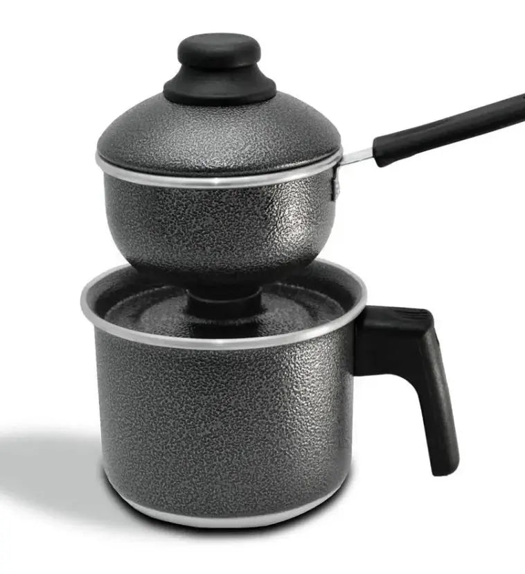 Cuscuzeira Black Enamel - Personal Size BrasilinBox