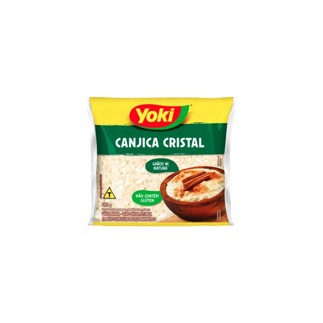 Canjica Branca Cristal YOKI - 400g BrasilinBox