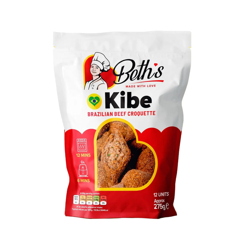 Kibe Frito e Congelado BETH'S - Pacote com 12 Unidades 