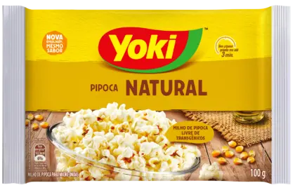 Pipoca para Microondas Natural YOKI - 100g BrasilinBox