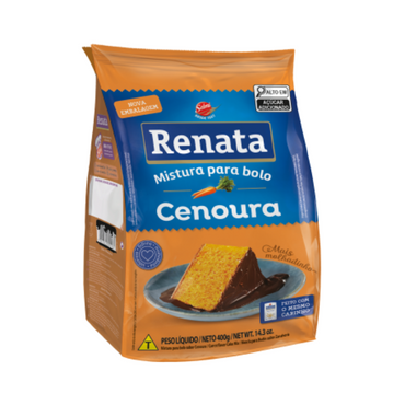 Mistura para Bolo Sabor Cenoura RENATA - 400g 