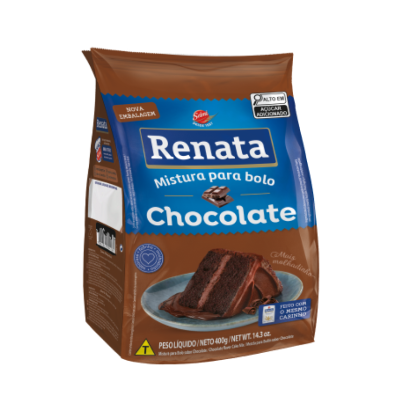 Mistura para Bolo Sabor Chocolate RENATA - 400g 