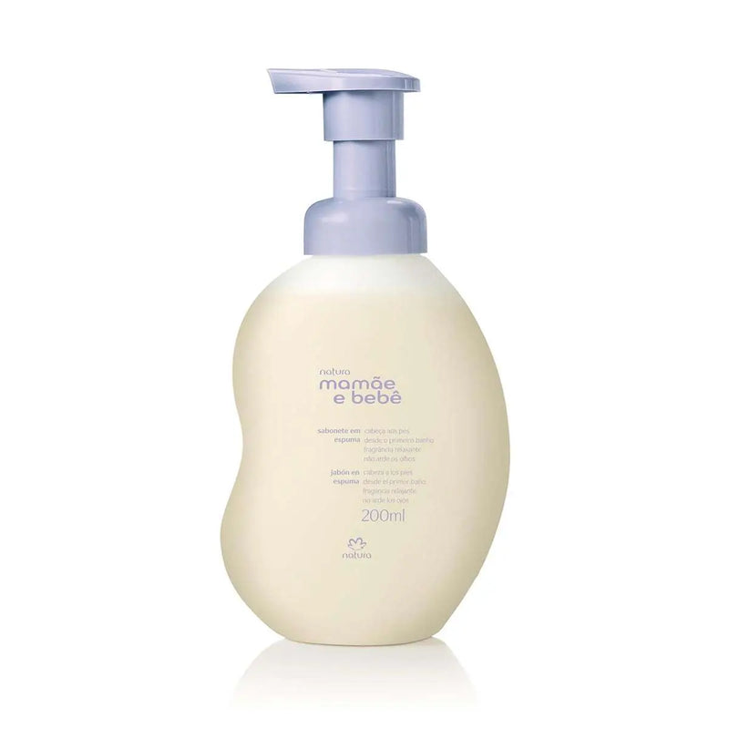 Sabonete em Espuma Relaxante Mamãe e Bebê NATURA 200ml 