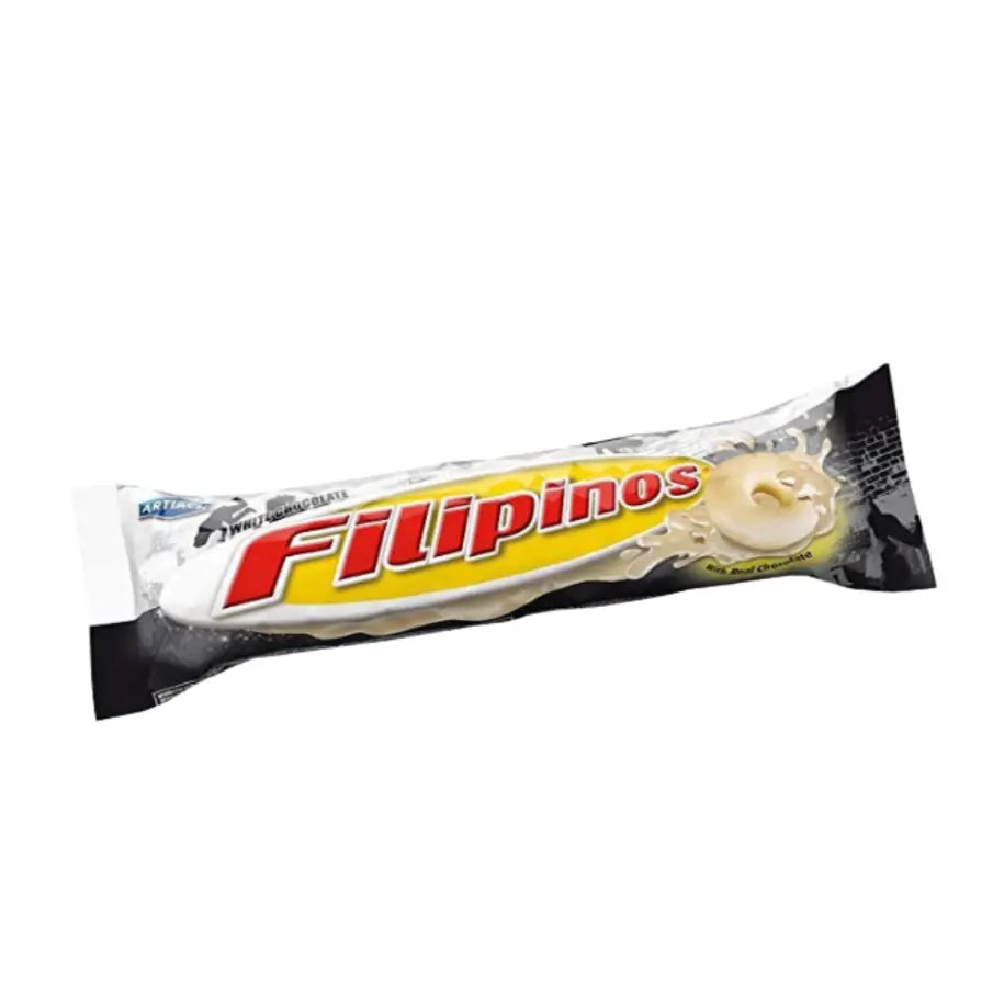 Biscoitos de Chocolate Branco FILIPINOS - 128g BrasilinBox