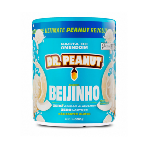 Pasta de amendoim sabor Beijinho DR. PEANUT 600g 
