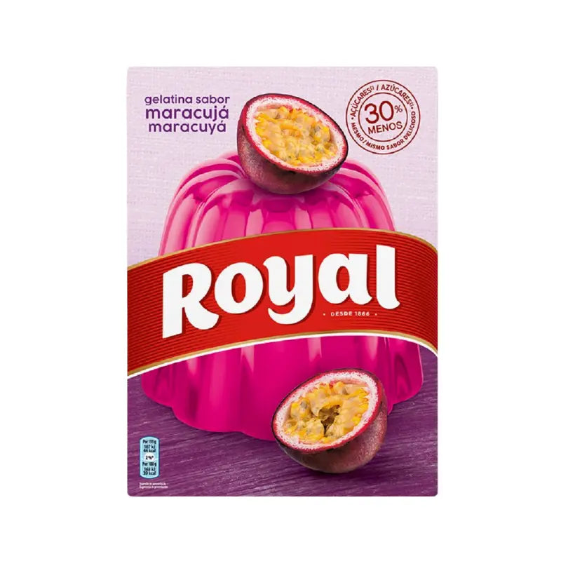 Gelatina em Pó de Maracujá / Passion Fruit Jelly Powder ROYAL – 114g 