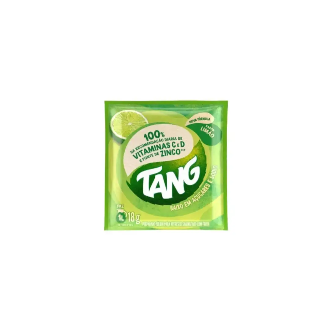 Refresco em pó de Limão TANG - 18g BrasilinBox
