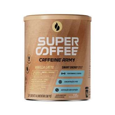 SuperCoffee Sabor Vanilla Latte 220g BrasilinBox