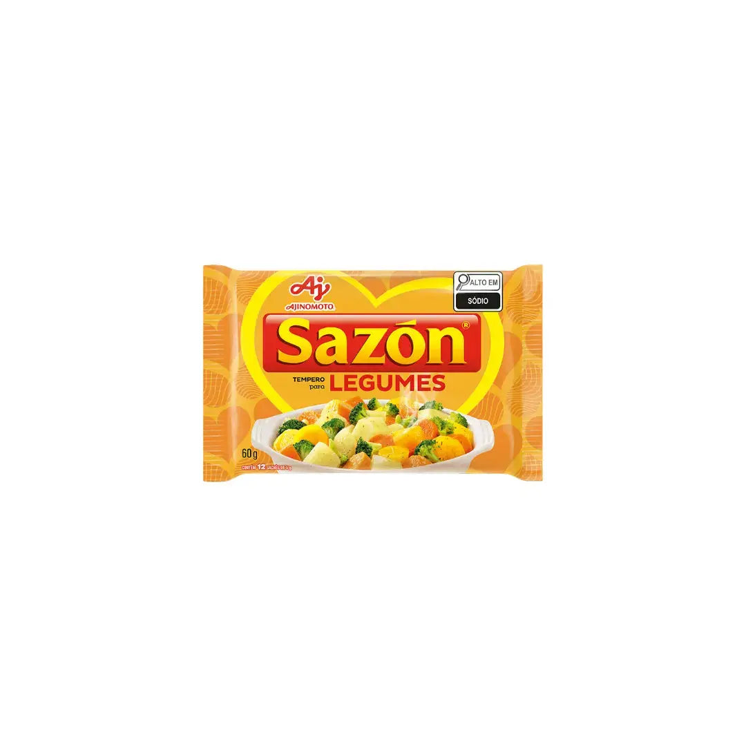 Tempero para Legumes SAZON - 60g BrasilinBox