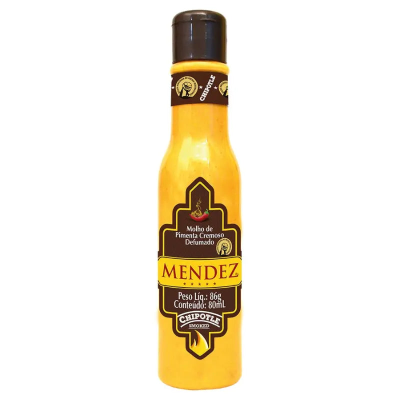 Molho de Pimenta Cremoso Defumado Chipotle MENDEZ 80ml 
