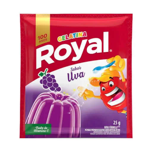 Gelatina em Pó de Uva ROYAL - 25g 