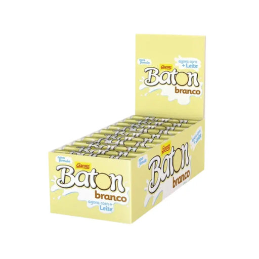 Caixa Batom Branco GAROTO 480g 