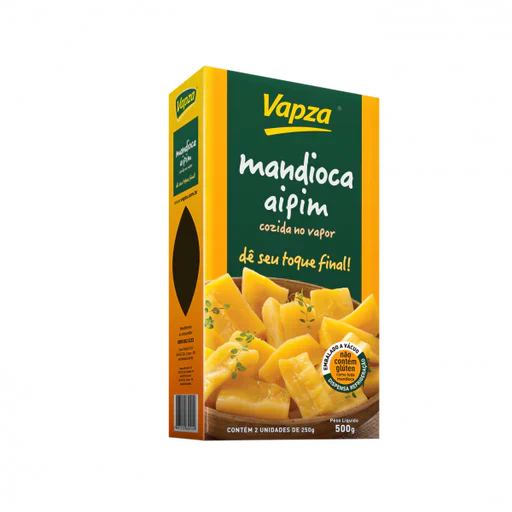 Mandioca Pronta Cozida / Cooked Cassava VAPZA - 500g 