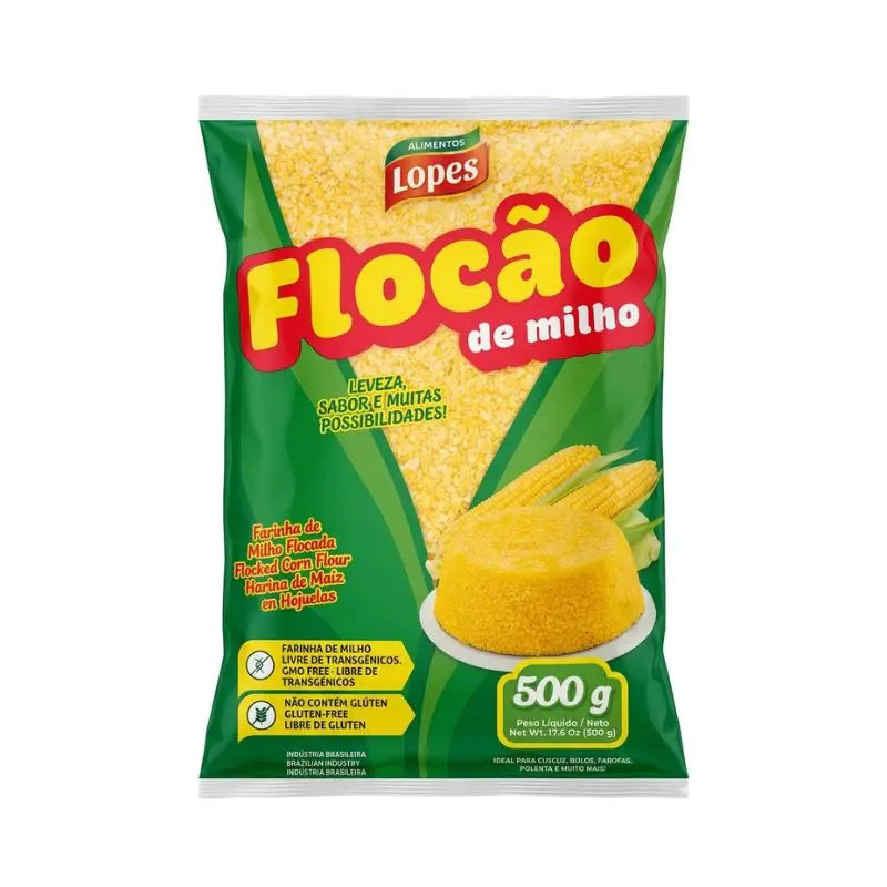 Flocão de Milho LOPES - 500g 